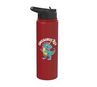 Mélange de licornes et de dinosaures mignons Unisaurus Rex Stainless Steel Insulated Water Bottle