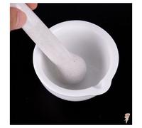 Mélange De Mortier Et De Pilon En Porcelaine Céramique, Bol De Broyage, Ensemble De Cuisine À Herbes De Laboratoire De 6ml