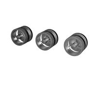 Melangeur Bain Douche 3 Trous Rota Metal Brosse - CRISTINA ONDYNA RT16277