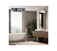 Mélangeur bain/douche avec colonnette d'alimentation par le sol et douchette flat one or GILLO - BOSSINI Z00761030