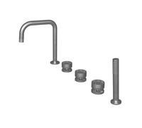 Melangeur Bain Douche Sur Gorge Rota Metal Brosse - CRISTINA ONDYNA RT12177