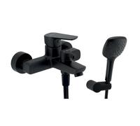 Novaservis Metalia 58 - Robinet de baignoire avec accessoires, noir 58020,5