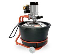 Melangeur colle mortier avec fouet et seau 230V 65L Battipav mixer 50 super