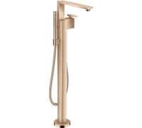 mélangeur de bain AXOR Edge à levier unique, taille main, sur pied, taille diamant, 46441300, Couleur: Rouge poli or