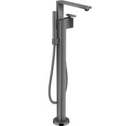mélangeur de bain AXOR Edge à levier unique, taille main, sur pied, taille diamant, 46441330, Couleur: Chrome noir poli
