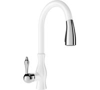 Mélangeur de lavabo Savita, blanc (672601-20)