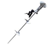 Mélangeur de peinture pneumatique de 200 L - Agitateur d'air automatique en acier inoxydable pour fûts de 55 gallons - Mélange efficace pour encres visqueuses, colorants et adhésifs