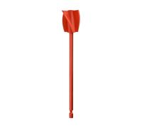 Mélangeur de peinture pour perceuse - Convient pour peinture, résine époxy, boue, ciment et plus encore - Outils d'agitation pour seaux de 3,5 à 18 gallons - Facile à nettoyer - 1 pièce QHa737 (rouge