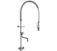 Delabie Combiné de prélavage G6632 – mitigeur et robinet de puisage, blanc, manette 433000