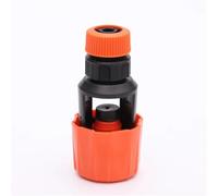 Mélangeur d'eau chaude/froide, lavabo de cuisine, robinet de salle de bains, robinet de Conversion en plastique, connecteur réutilisable, connexion rapide/Type de mamelon 1 pièce(Orange,Quick Type)