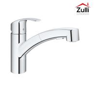MÉLANGEUR D'ÉVIER EUROSMART GROHE BOUCHE BASSE DOUCHE AMOVIBLE