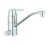 mélangeur d'évier Grohe Eurosmart 31161000 Cosmopolitan, chromé , vanne de raccordement d' Grohe , orientable