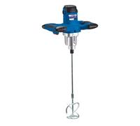 Mélangeur Électrique DEDRA DED7928 1200W - 2 Vitesses (0-700 RPM) - Filetage M14 - Mélangeur 120mm Inclus - Idéal pour Mortier, Plâtre, Colle, Peinture et Vernis - Poignées Antidérapantes