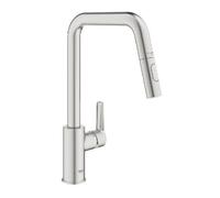 Mélangeur évier avec douche GROHE Start acier 30631DC0
