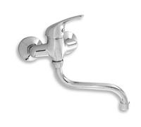 Mélangeur évier Novaservis Titania Iris avec bras articulé 100 mm chrome 92074/T.0