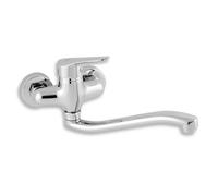 Mélangeur évier Novaservis Titania Iris New avec bras articulé 100 mm chrome 94474.0