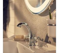 Mélangeur lavabo avec vidage clic-clac Chrome CARMEN - ROCA A5A3A4BC00