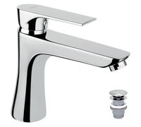 Ferro Algeo Square mitigeur de lavabo sur pied chrome BAQ2