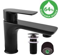 Mélangeur lavabo RAV Slezák VLTAVA ECO noir VTE427.0KCMAT