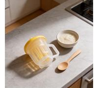 Mélangeur manuel pour micro-ondes - Fouet semi-automatique sans électricité, fouet en ABS pour faire mousser le lait et les œufs, passe au lave-vaisselle