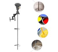 Mélangeur pneumatique - Pour enduit, peinture, ciment, crépi - 190 l - 1/2 HP - 50–2000 tr/min - Automatique