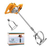 Mélangeur sans fil peinture/béton pour Dewalt 20V (sans batterie) | Mélangeur électrique, sans balais, 6 vitesses, 2 fouets, pour mortier, peinture, colle