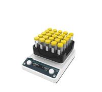 Mélangeur Vo-rtex multitube à affichage numérique Agitateur multi-échantillons de laboratoire Équipement Oscillateur 3000 tr/min,Haute précision(Module 604)