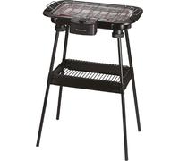 Melchioni BBQ2 Gril électrique avec piédestal Noir Thermostat intégré 2000W