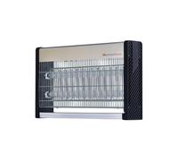 Melchioni Family HUNTER, Moustiquaire électrique LED UV d’intérieur, 100m², Anti-rayures, Lampe UV 8000h, 45W, Fixation murale/sol/plafond, Tiroir de collecte, PC/ABS