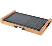 Melchioni Grill, Grille Électrique, Bambou, Noir, Taille Unique