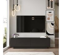 MELI - Meuble TV design noir 140cm