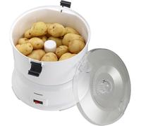 Melissa 16220008 Eplucheur Pomme de Terre Electrique, Éplucheur Pomme de Terre, Pèle Pomme avec essoreuse à salade Blanc Capacité 1 kg 85 W - blanc