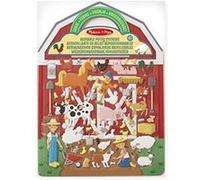 Melissa & Doug - Kit Autocollants Réutilisables La Ferme - 52 Stickers | Livre D’Activités Stickers Animaux En Relief Repositionnables - Activité Manuelle Enfant - Loisir Créatif - Dès 4 Ans