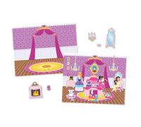 Melissa & Doug Autocollants en Relief Repositionnables - Princesses, Livres d'activités, Autocollants reutilisables, Loisirs créatifs pour Filles et garçons de 3 4 5 6 7 Ans