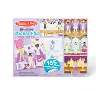 Melissa & Doug - Bloc Autocollants Réutilisables Thème La Mode - Livre D’Activités Stickers Accessoires Repositionnables - Activité Manuelle Enfant - Loisir Créatif - Cadeau Enfant 3 Ans Et +