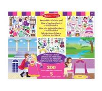 Melissa & doug Coffret autocollants château princesse - 200 pièces