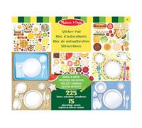 Melissa & Doug Collection D’Autocollants, 225 Autocollants Prépare Un Repas, Livres d'activités, Jouets de Voyage, Jeu créatif, Loisirs créatifs pour Filles et garçons de 3 4 5 6 7 Ans