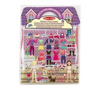 Melissa & Doug - Kit Autocollants En Relief Réutilisables Mode - Livre D’Activités Stickers Accessoires Repositionnables - Activité Manuelle Enfant - Loisir Créatif - Cadeau Enfant 3 Ans Et +