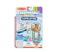 Melissa & Doug PAW Patrol La Pat’ Patrouille Bloc d’autocollants réutilisables, Livre d'autocollants, Packs activités avions et voyages, Loisirs créatifs pour filles et garçons de 3 4 5 6 7 ans