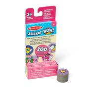 Melissa & Doug - Sticker Wow - Mini Bloc D’Activités + Recharge 200 Autocollants pour Tamponneuse À Stickers - Activité Manuelle Enfant - Loisir Créatif - Cadeau Enfant 3 Ans Et + -