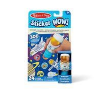 Melissa & Doug - Sticker Wow - Tamponneuse Astronaute + Bloc D’Activités