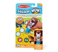 Melissa & Doug - Sticker Wow - Tamponneuse Chien + Bloc D’Activités 300 Autocollants - Livre D’Activités Stickers - Activité Manuelle Enfant - Loisir Créatif - Cadeau Enfant 3 Ans Et + -