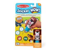 Melissa & Doug - Sticker Wow - Tamponneuse Chien + Bloc D’Activités 300 Autocollants - Livre D’Activités Stickers - Activité Manuelle Enfant - Loisir Créatif - Cadeau Enfant 3 Ans Et + -