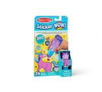 Melissa & Doug - Sticker Wow - Tamponneuse Licorne + Bloc D’Activités 300 Autocollants - Livre Stickers - Activité Manuelle Enfant - Loisir Créatif - Cadeau Enfant 3 Ans Et + -