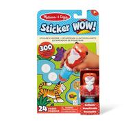 Melissa & Doug - Sticker Wow - Tamponneuse Tigre + Bloc D’Activités 300 Autocollants - Livre D’Activités Stickers - Activité Manuelle Enfant - Loisir Créatif - Cadeau Enfant 3 Ans Et + -