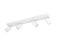 Eglo connect.z Plafonnier LED Melitello-Z, 4 spots, lampe de plafond ZigBee, Matter, app, commande vocale Alexa, blanc chaud-froid, RGB, dimmable,