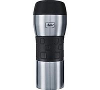 Melitta Mug isotherme MUG PREMIUM – fermeture par pression, 100% hermétique, 350 ml, noir/inox