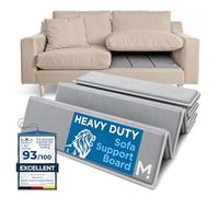 Meliusly Coussin de canapé en bois renforcé robuste pour siège affaissé, support de canapé profond, économiseur de causeuse (53,3 x 122,9 cm), gris