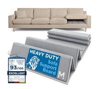 Meliusly Supports de canapé pour coussins affaissés (28x79), Bois d'ingénierie, Canapé standard, Support de canapé, 71x1x200,66 cm, Gris