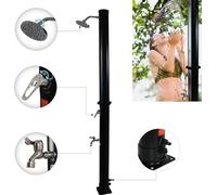 Melko Douche extérieure solaire Jardin Piscine Camping Douche à effet pluie - Noir 35 L